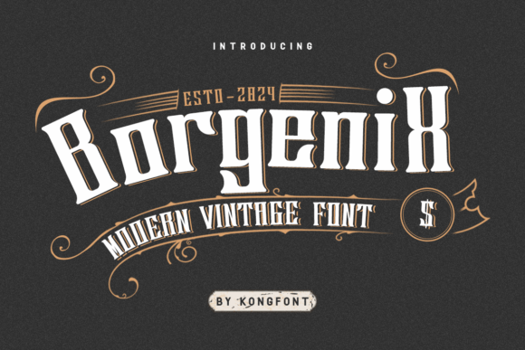 Borgenix Vintage Font: A Web Designer’s Take on Retro Typography for Modern Brands