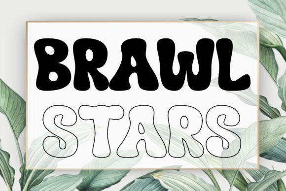 Brawl Stars: A Dynamic Display Font for Bold Editorial Design