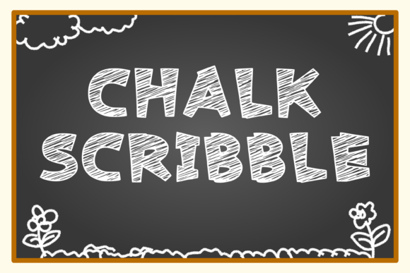 Chalk Scribble: A Refreshing Display Font for Authentic Brand Typography