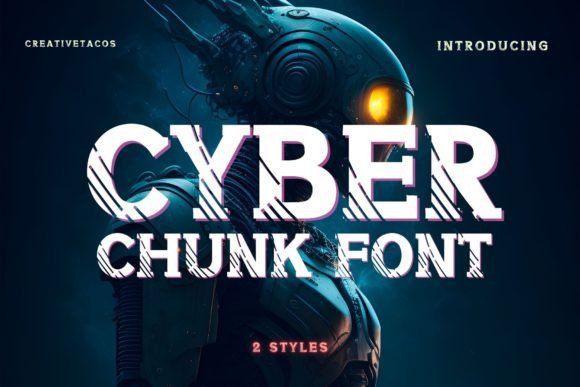 Cyber Chunk Font: Elevate Your Brand with Bold, Consistent Typography