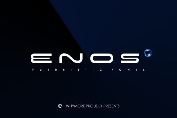 Enos: A Futuristic Typeface for Modern Editorial Design