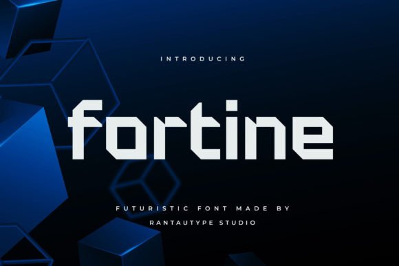 Fortine: A Futuristic Typeface for Modern Editorial Design