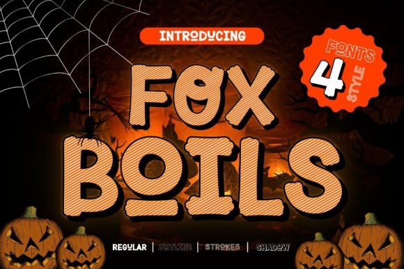 Fox Boils: A Playful Display Font for Dynamic Editorial Design