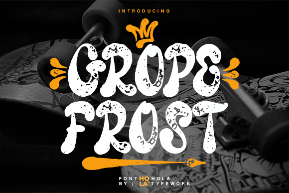 Grope Frost: A Natural Retro Brush Font for Thoughtful Editorial Design