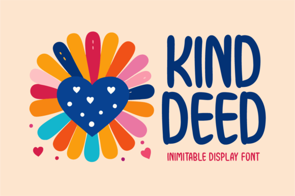 Kind Deed: A Display Font That Elevates Handmade Branding