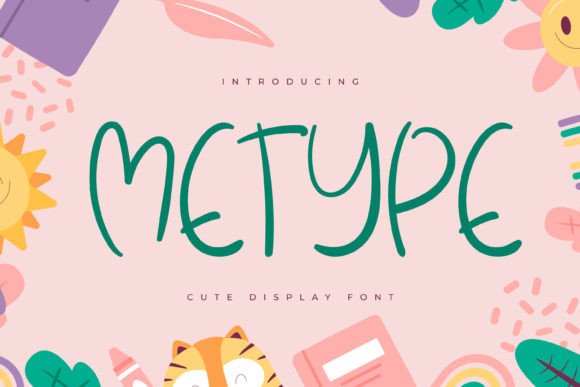 Metype: The Playful Display Font That Makes Campaigns Pop