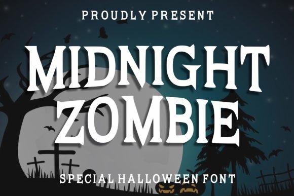Midnight Zombie: A Halloween Font That Elevates Real Business Branding