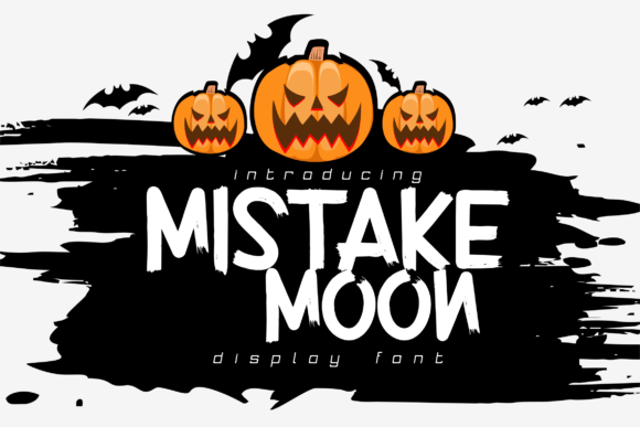 Mistake Moon: A Display Font That Adds Spooky Elegance to Your Campaigns