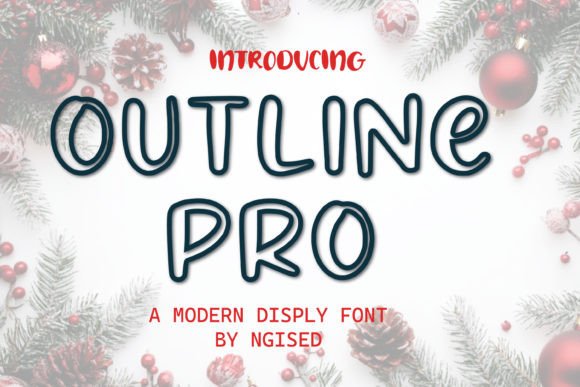 Outline Pro: A Bold Display Font That Elevates Modern Branding