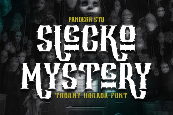 Slecko Mystery: A Horror Display Font for Bold Campaign Visuals