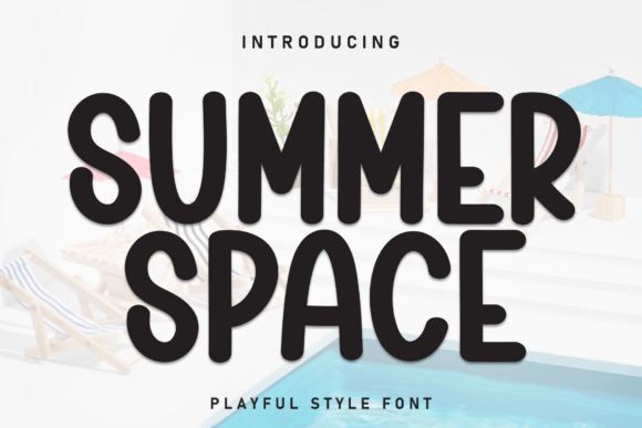 Summer Space Font: A Bold Display Typeface for Business Branding