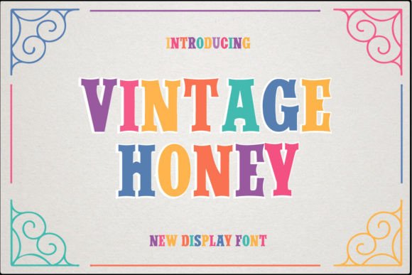 Vintage Honey: A Display Font That Elevates Modern Web Typography
