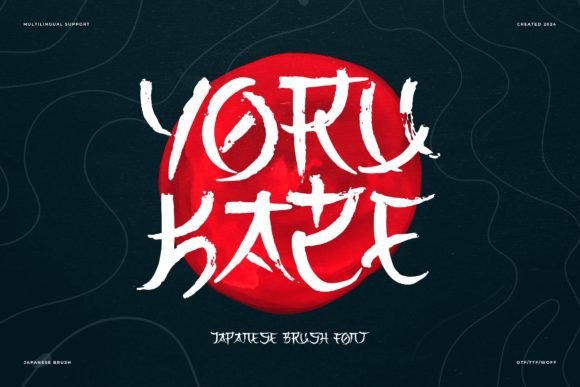 Yoru Kaze: A Bold Japanese Brush Font for Modern Web Design